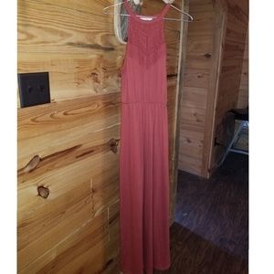 No Comment red maxi dress